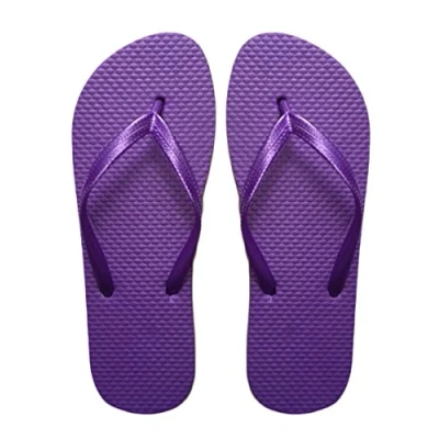 Bild av SUGAR ISLAND® Dam flickor män flip flop sommar strand pool skor, lila, 38/39 EU