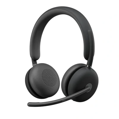 Bild av Logitech Zone Wireless 2 Premium brusreducerande headset med Hybrid ANC, Bluetooth, USB C, A, certifierad för Zoom, Google Meet, Voice, Fast Pair, grafit