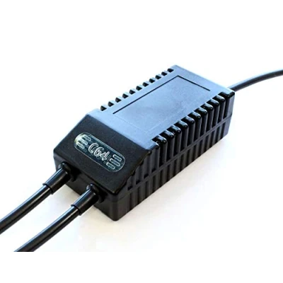 Bild av AirDrive C64 FDD dubbel strömförsörjning modern EU ersättning Dual, kontakt (svart)