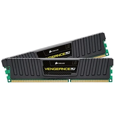 Bild av Corsair Vengeance Low Profile CML16GX3M2A1600C10 DDR3 1600 MHz CL10 RAM minne, Svart, 2 x 8 GB