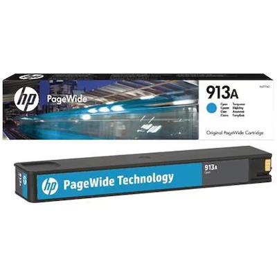 Bild av HP 913A / F6T77AE Cyan Ink Bläckpatron Blå