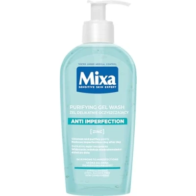 Bild av Mixa Expert känslig hud ansiktsrengöringsgel, 200 ml