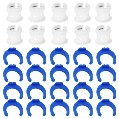 Bild av YINETTECH 10 uppsättningar rörkoppling spännhylsa klämma kit för 3D skrivare extruderare hotend tillbehör kompatibla med Ultimaker 2 Um fast diameter 6 mm rör