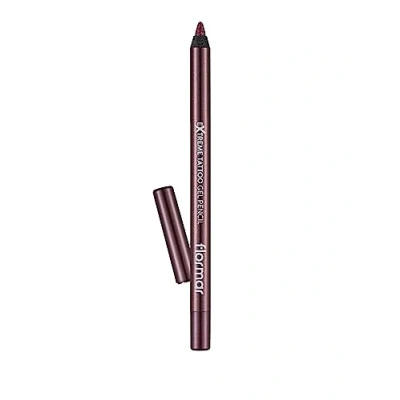 Bild av Flormar Extreme Tattoo gel Pencil eyeliner med tatueringseffekt Intensivt pigmenterad glitterpenna Vattenfast 010 Dusty Plum