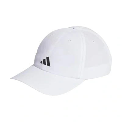 Bild av adidas Unisex Vuxen Running Essentials AEROREADY Six Panel Baseball Cap, White/Matte Silver, L
