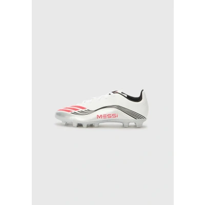 Bild av adidas Performance F50 Messi Unisex Fotbollsskor fasta dobbar White/lucid red/silvercoloured för barn, Storlek: 35.5, red/silver coloured