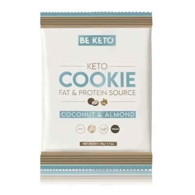 Bild av Be Keto Cookie Kokosnöt och Mandel 50 g Växtbaserad endast 2 naturligt socker helt Glutenfri