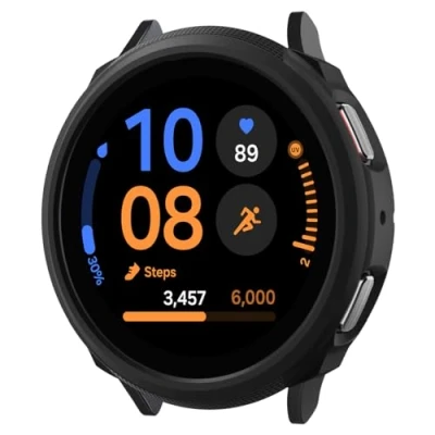 Bild av Spigen Liquid Air Armor Designad för Galaxy Watch FE (2024) Active 4 Case 40mm (2021) Matte svart
