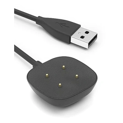 Bild av Sinoacc laddare till Fitbit Versa 4 &amp; Sense 2 ersättning 3,3 fot snabbladdningskabel docka för Sense/Sense 2/Versa 3/Versa Smartwatch USB dockkabelsladd