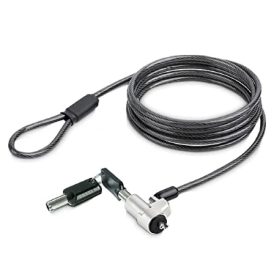Bild av StarTech.com Laptop Cable Lock 6Ft Compatible With Noble Wedge (2m) Anti Theft Keyed Security