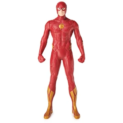 Bild av DC Comics, The Flash, 15 cm Flash karaktär, karaktär med original filmdekorationer och 3 artikulationspunkter, leksak för barn från år