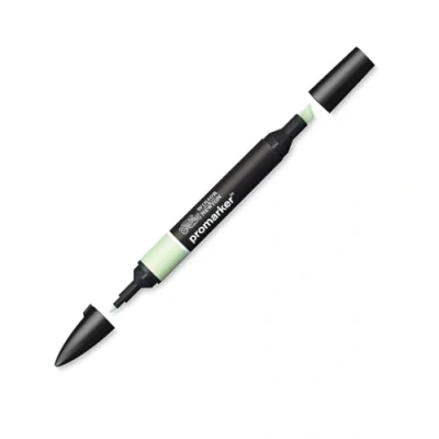 Bild av Winsor &amp; Newton &quot; ProMarker 0203215 professionell layoutmarkör 2 spetsar, fin och bred för ritningar, design layouter ängsgrön