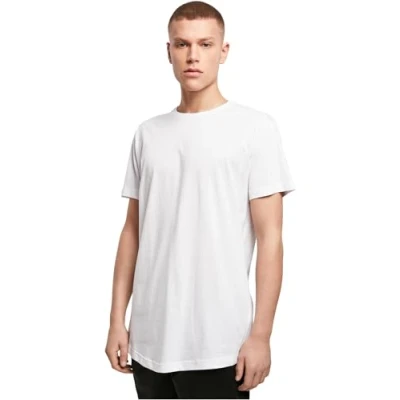 Bild av Build Your Brand Herr formad lång t shirt