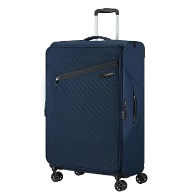 Bild av Samsonite Litebeam Spinner L, utbyggbar resväska, 77 cm, 103/111 Blå (Midnight Blue), L (77 cm L), resväska