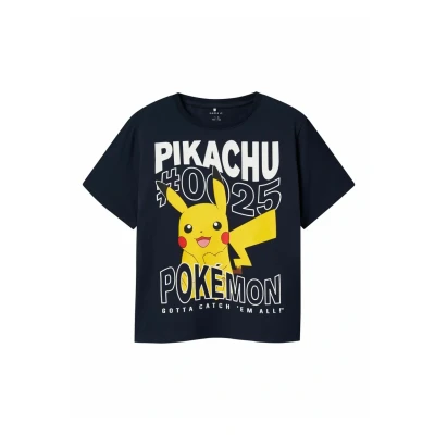 Bild av Name IT pojkar Nkmjamish Pokemon Nreg Ss Top Noos Sky, marinblå blazer, 134 140