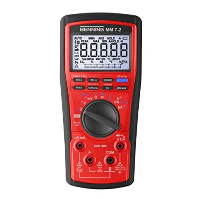 Bild av Benning MM 7 2 True RMS digital multimeter (digital display, max. Spänningsområde DC 1000 V, optisk och akustisk uttagskontroll) 44690