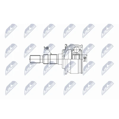 Bild av PASCAL G1X049PC Tête De Cardan côté roue OPEL: Astra K 3/5 portes