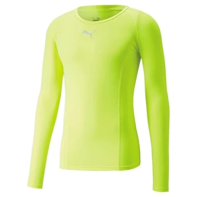 Bild av PUMA Herrliga Baselayer Tee Ls Performance, limegrön, L kort