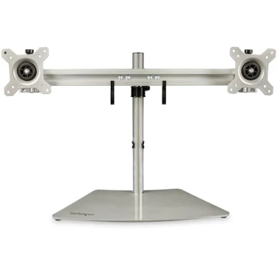Bild av StarTech.com Dual Monitor stand for up to 24&quot; Monitors Horizontal Silver