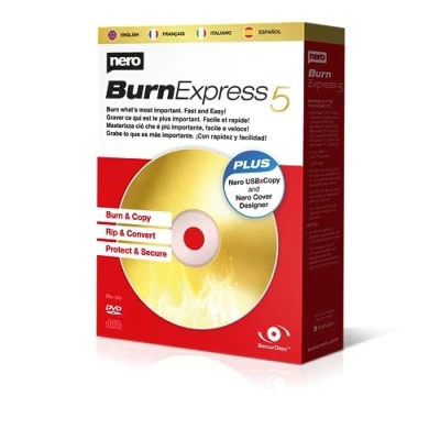 Bild av Nero Burn Express 5 Kopiera Rip Konvertera Säkerhetskopiering Skydda
