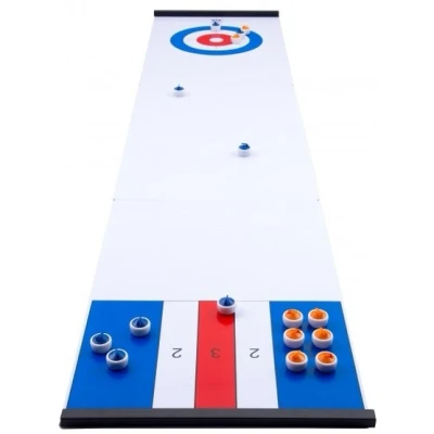 Bild av Engelhart 340500: Jättelikt curling och shuffleboardspel 180 cm Enkel montering magnetremsor