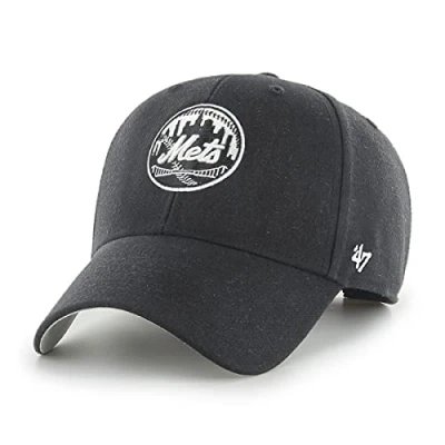 Bild av 47 New York Mets MLB MVP unisex basebollkeps, justerbar, lagemblem, Svart, one size