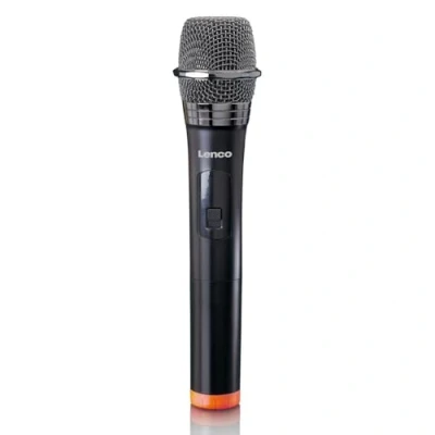 Bild av Lenco MCW 011BK Wireless microphone with 6.3 mm battery powered receiver