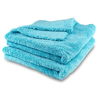Bild av ELEXACLEAN Poleringshanddukar, dammdukar, mikrofiberhanddukar kantlösa, repfria (2 stycken, 40 x cm) premium fluffig duk för bil, lack, interiör, hushåll