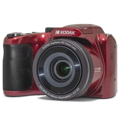 Bild av KODAK PIXPRO Astro zoom AZ255 RD 16MP digitalkamera med 25X optisk 24 mm vidvinkel 1080P Full HD video och 3 tums LCD (röd)