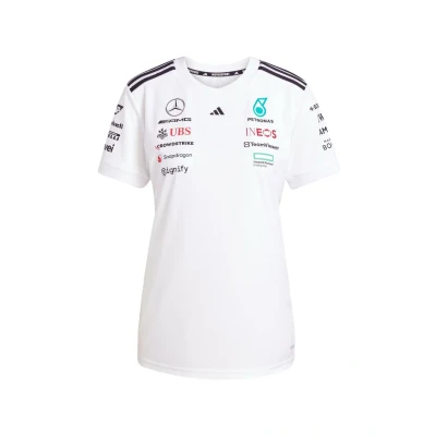 Bild av adidas Kvinnor MERCEDES AMG PETRONAS FORMULA ONE TEAM DRIVER JERSEY WHITE WOMEN, white/black, S