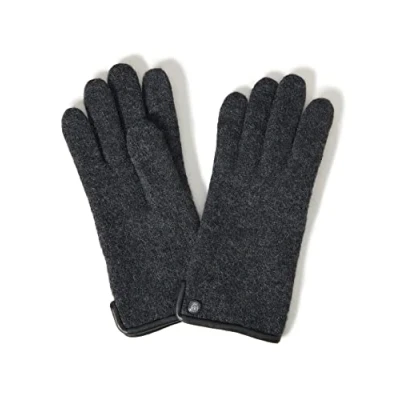 Bild av Roeckl Klassischer Walkhandschuh handskar för kvinnor, Svart (Antracit 090), 6.5