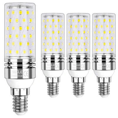 Bild av SAUGLAE LED majslampor 15 W, 120 W glödlampor ekvivalent, 4 000 K naturvit, 1 700 lm, E14 liten Edison skruv glödlampor, icke dimbar, paket med