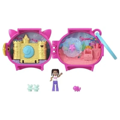 Bild av Polly Pocket samlarobjekt Axolotl kompakt lekset för flickor från 4 år