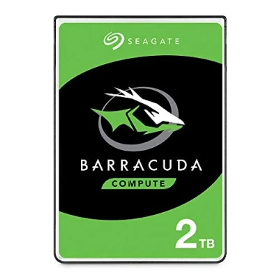 Bild av Seagate BarraCuda, 2TB, Intern Hårddisk, 2,5&quot;, SATA , 6Gb/s, 5400 RPM, 128MB cache, för stationär dator, FFP (ST2000LMZ15)