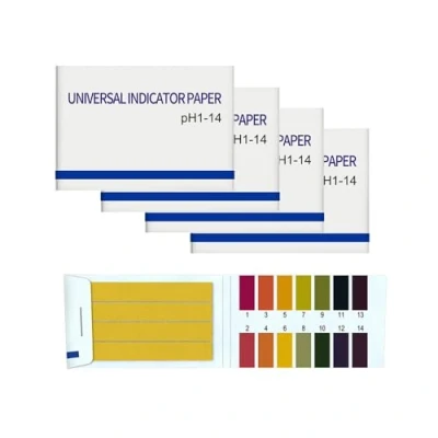 Bild av INF 320 stycken pH värde testremsor, lackmuspapper, mätområde 114, 4 x 80 pack