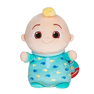 Bild av Squishmallows SQCM0037 CoComelon JJ HugMees i pyjamas, officiell Kelly Toys plysch