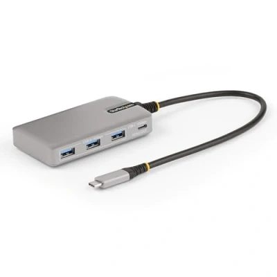 Bild av StarTech.com 4 port USB C hub med DP gammalt läge, videoutgång, 4K 60Hz till 3 x A &amp; C, 100 W strömförsörjning, 3,2 10 Gbps, 30 cm kabel, USBC distributör/splitter