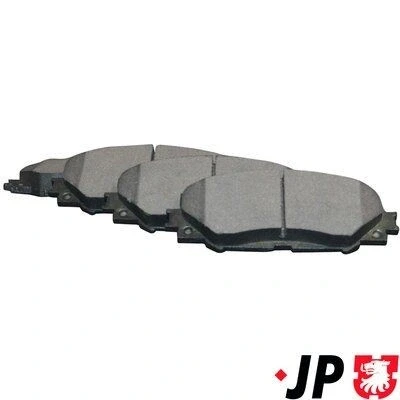 Bild av JP GROUP 4863601310 Jeu de plaquettes frein Essieu avant contact signal d&#039;usure exclu TOYOTA: Auris 5 portes, Yaris III 3/5 RAV4 SUV