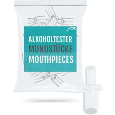 Bild av ACE alkoholtestare munstycken A, AF 33 X munstycke förvaringspaket 25 stycken