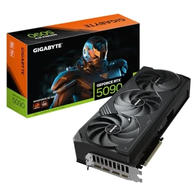 Bild av GIGABYTE GeForce RTX 5090 WindForce 3 OC 32GB GDDR7 RAM Grafikkort