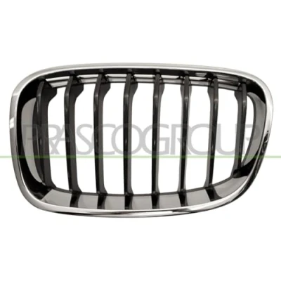 Bild av BLIC 6502 07 0086995P Calandre avant gauche chrome, noir BMW: 1 3 portes, 5 portes