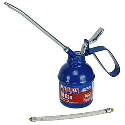 Bild av Faithfull FAIOC300 oljeburk 300 ml pistoltyp inkluderar styva och flexibla pipar