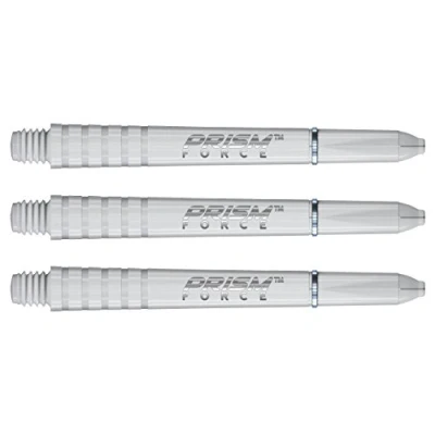 Bild av WINMAU Prism Force Solid vit Medium Polykarbonat Dart Stams 1 set per förpackning (totalt 3 skafte)