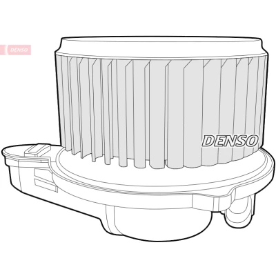 Bild av DENSO DEA02006 Pulseur d&#039;Air pour véhicules avec direction à gauche AUDI: A6 C5 Avant