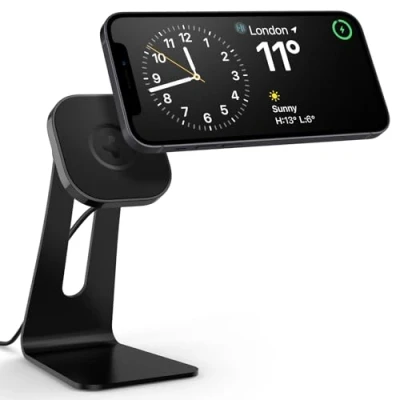 Bild av Spigen S310W designad för MagSafe kompatibel med iPhone 12 / Pro/iPhone Pro Max/iPhone Mini mobiltelefonstativ Svart
