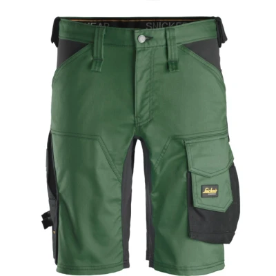 Bild av Snickers Workwear 6143 AllroundWork Shorts Skogsgrön/Svart