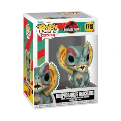 Bild av Funko POP! Filmer: Jurassic Park Hatchling Dilophosaurus Samlarobjekt vinylfigur Presentidé Officiella varor Leksaker för barn och vuxna Filmfans Modellfigur samlare