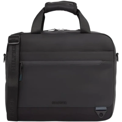 Bild av Tommy Hilfiger Seasonal Computer BAG Portfölj / Datorväska, Storlek: One Size, Black