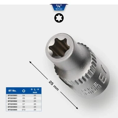 Bild av KS TOOLS BT020965 Clé à douille E10 Torx extérieur