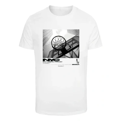 Bild av Mister Tee NYC Ballin Tshirt med print, Storlek: Medium, White